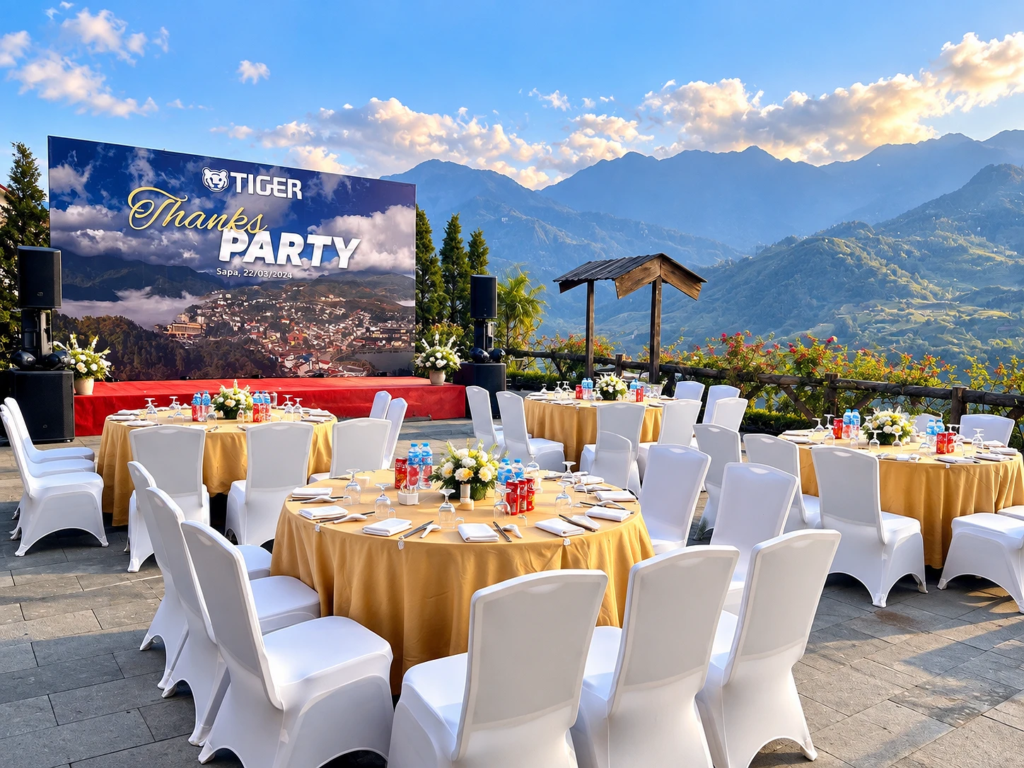 Outdoor Courtyard | KK Sapa Hotel - 3