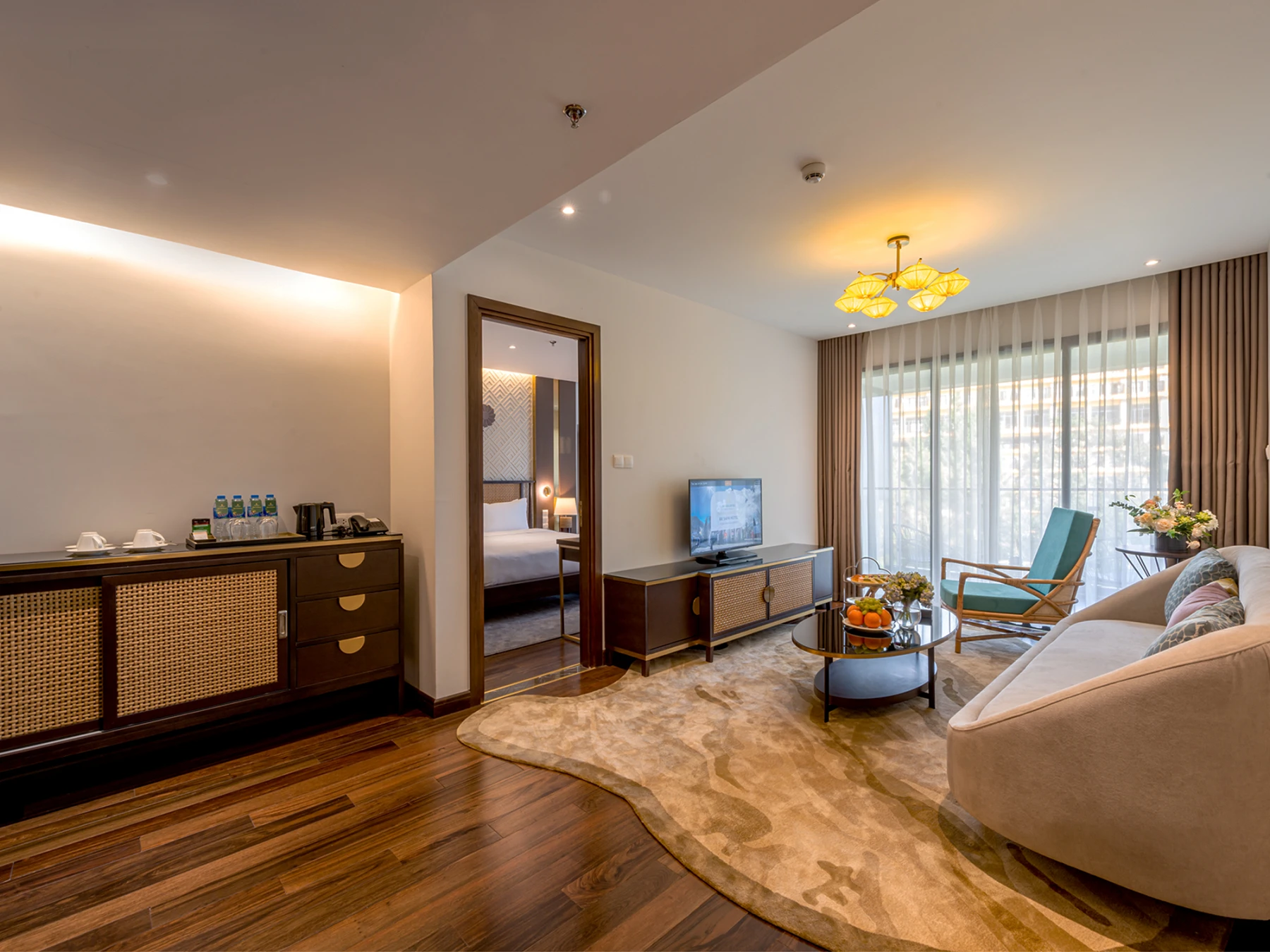 Grand Family Two-Bedroom Atrium View Room