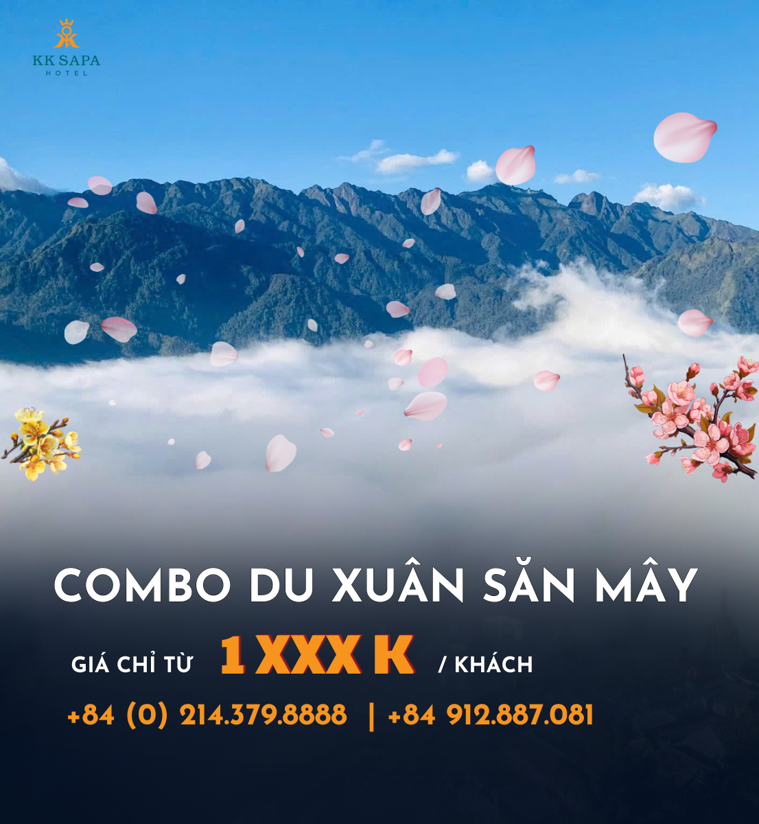 Khách sạn Sapa view núi cực đỉnh - Combo Du Xuân Giảm Còn 1.xxxK