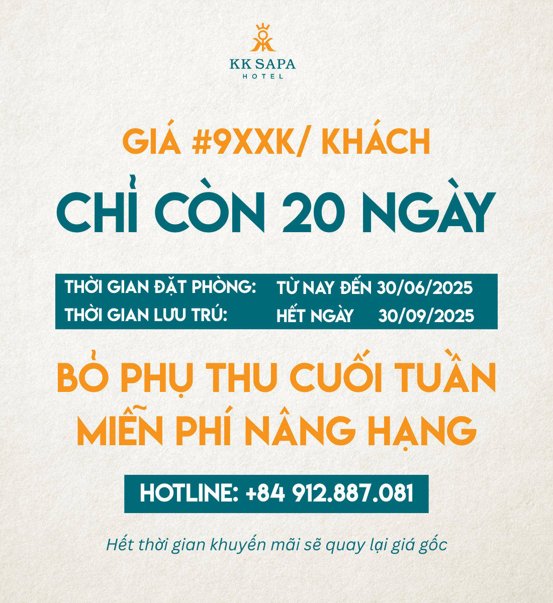 Chỉ Còn 20 Ngày: Cơ Hội Vàng Nghỉ Dưỡng Hè Tại KK Sapa Hotel - Đừng Bỏ Lỡ!